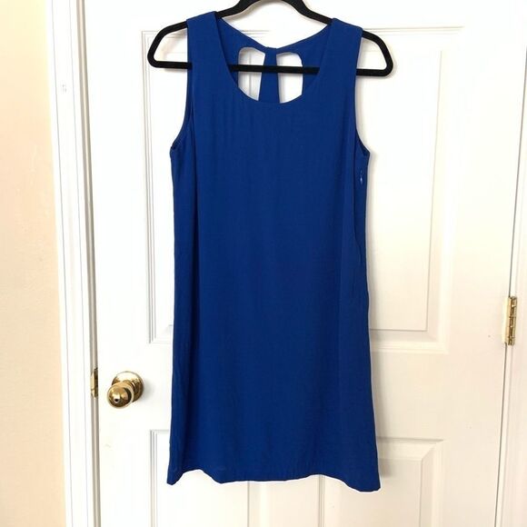 Skies Are Blue Cobalt Sleeveless Dress - Picture 1 of 7